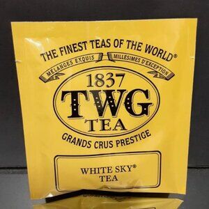 TWG Tea ~ WHITE SKY Tea ~ 25 Cotton Tea Bags ~ Bulk ~ Singapore